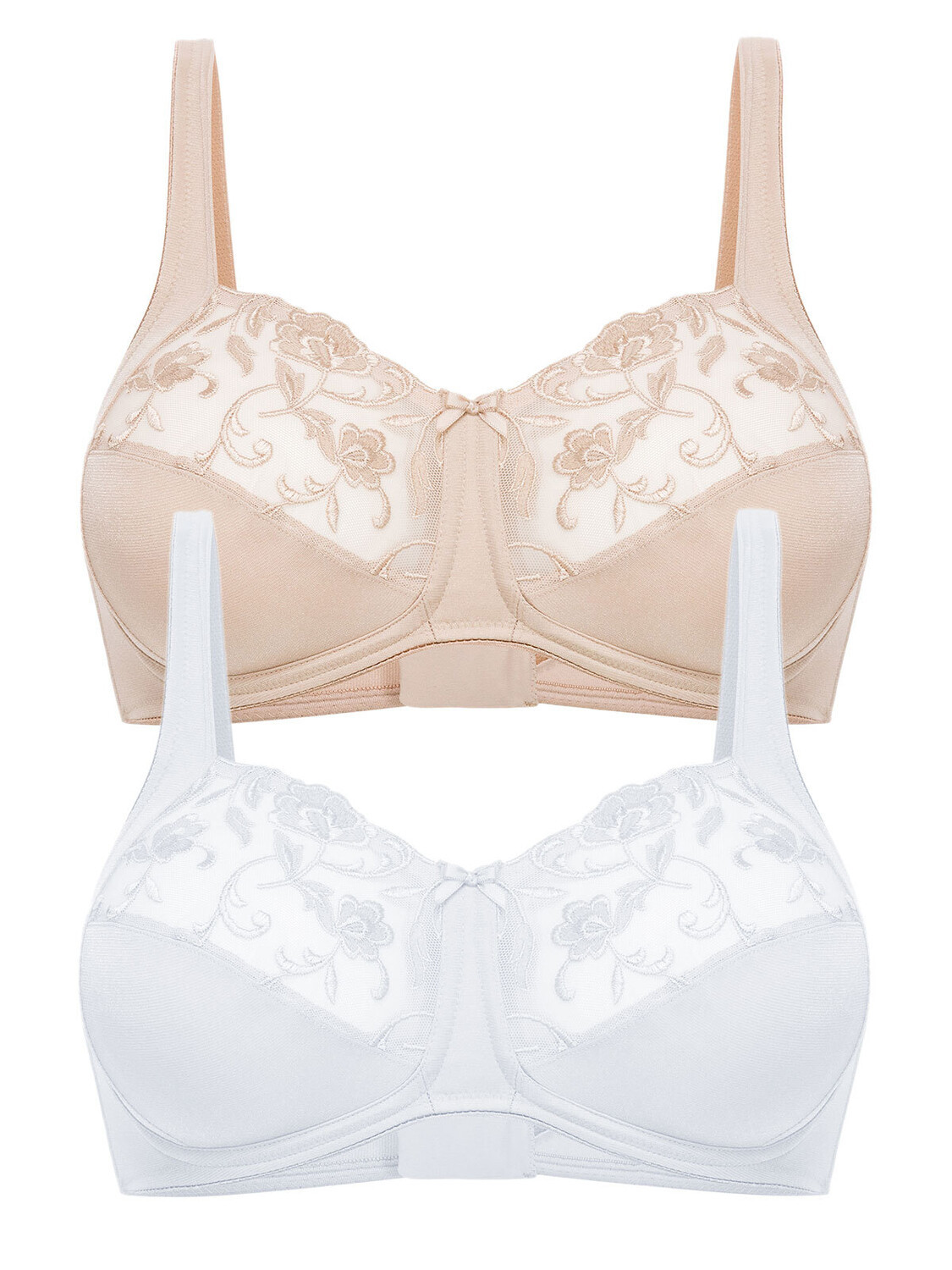 

Бюстгальтер без косточек Felina 2er Pack BH ohne Bügel, цвет sand weiss
