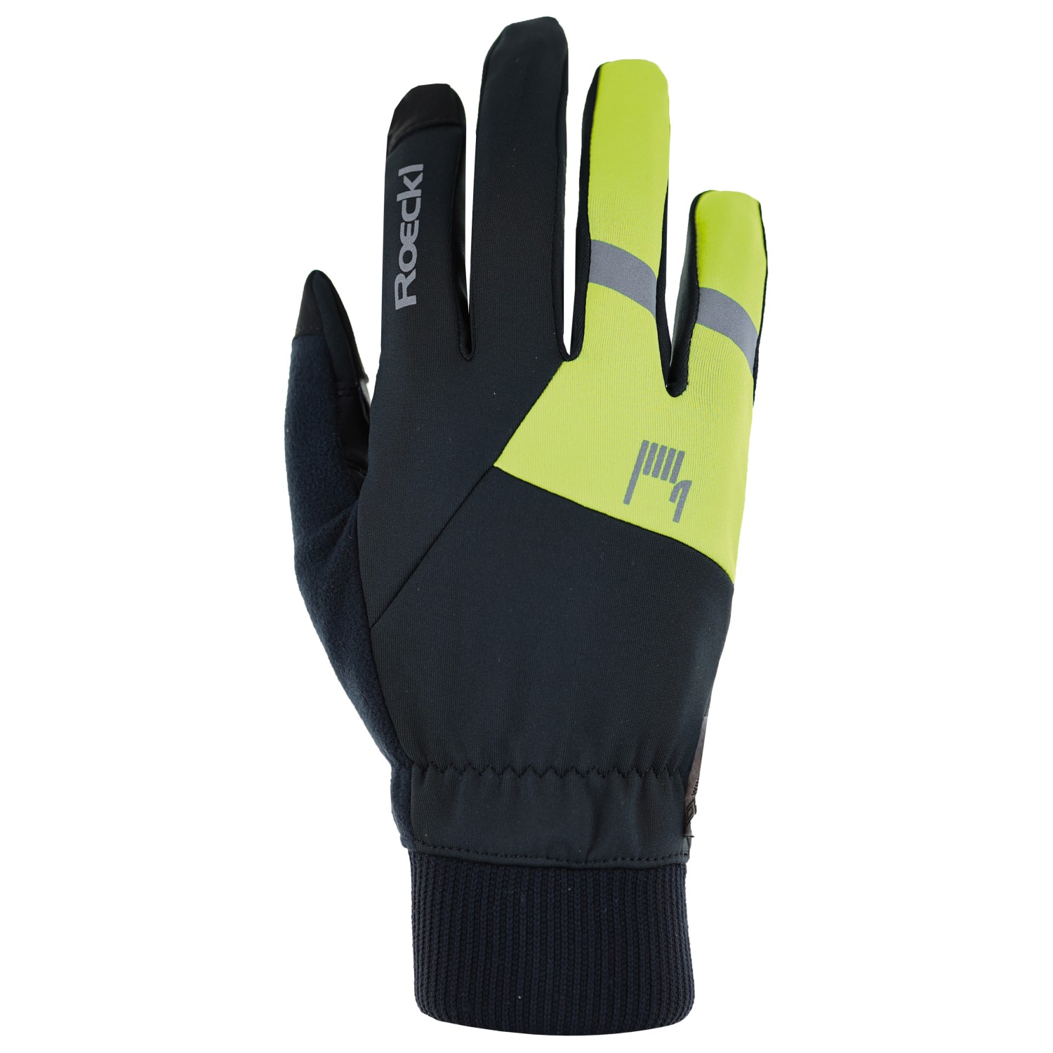 Перчатки Roeckl Sports Rofan 2, цвет Black/Fluo Yellow