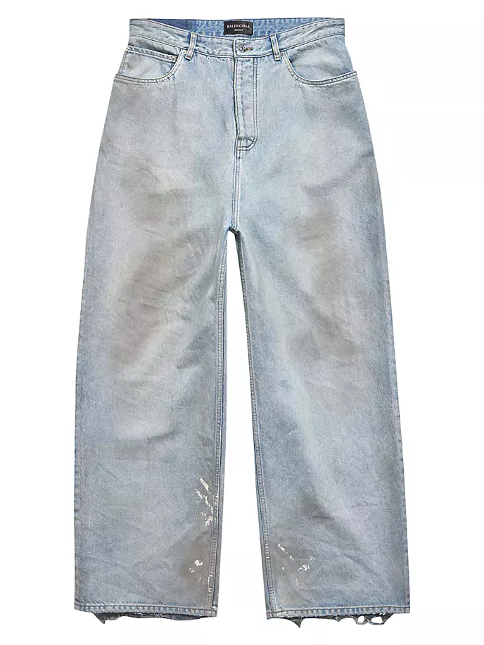 Мешковатые джинсы Balenciaga, синий