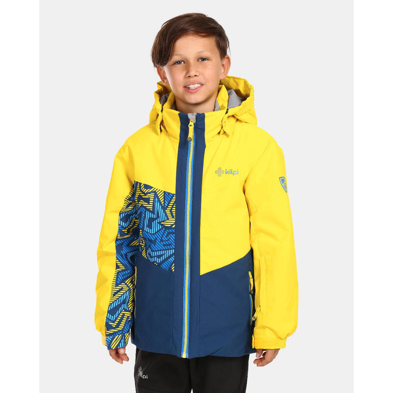 Лыжная куртка для мальчика Kilpi ATENI-JB, цвет gelb