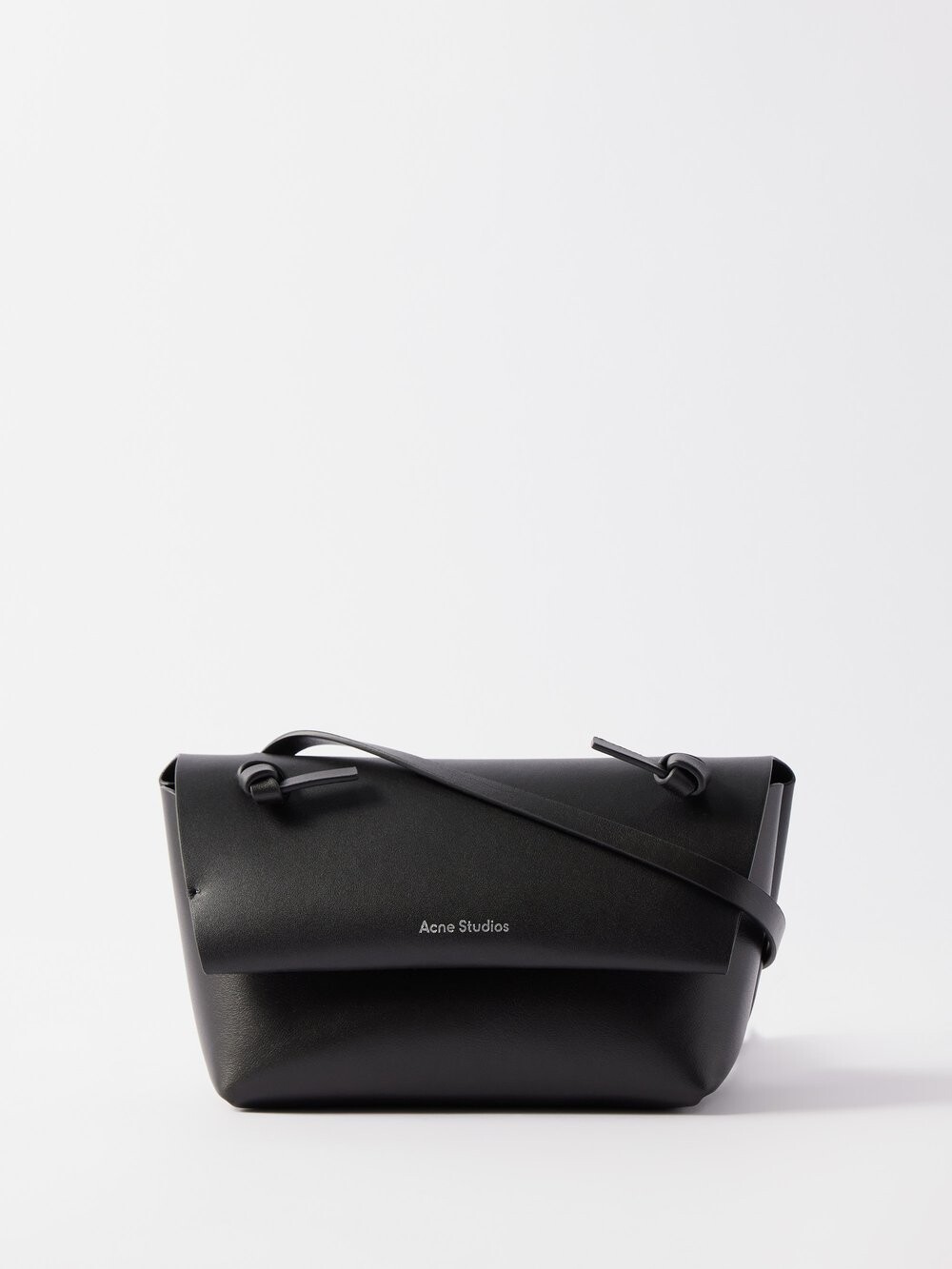 

Кожаная сумка через плечо alexandria Acne Studios, черный