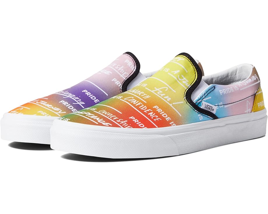 кроссовки vans vans x crayola sneaker collection цвет diy sketch your way Кроссовки Vans Vans X Pride Sneaker Collection, цвет Rainbow/True White
