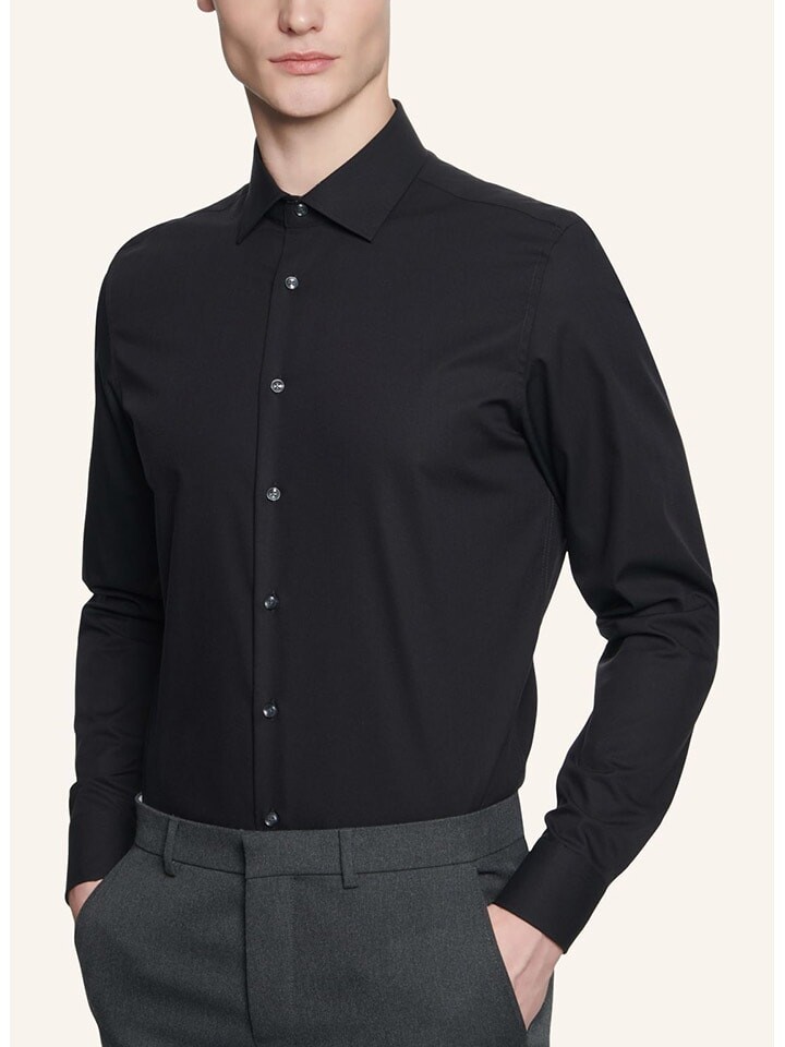

Рубашка Seidensticker X Slim fit, черный