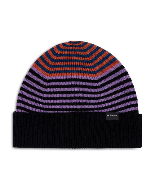 

Шерстяная шапка Alfie в полоску Paul Smith, цвет Black
