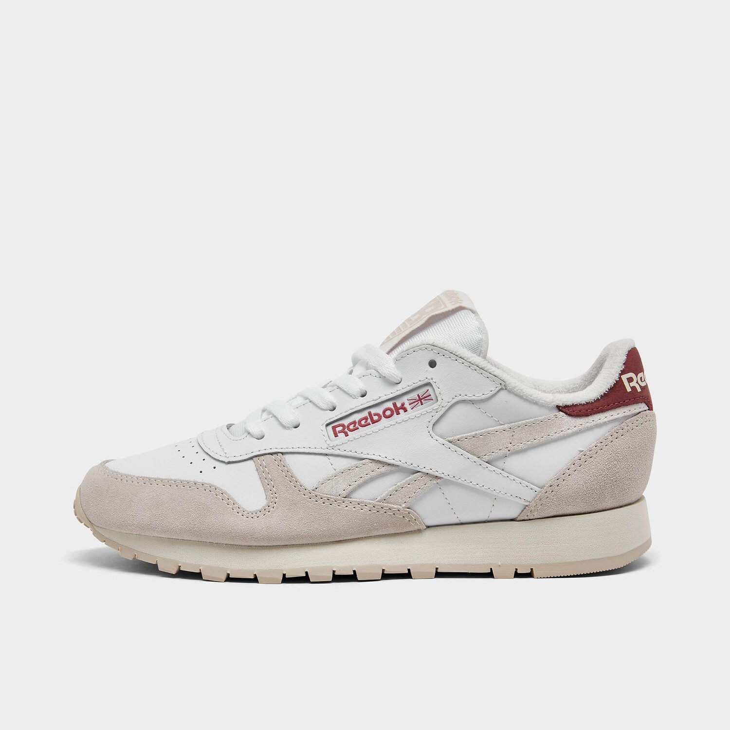 

Женские классические кожаные повседневные кроссовки Reebok, кремовый