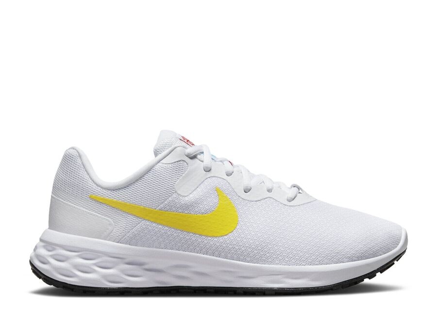 

Кроссовки Nike Wmns Revolution 6 Next Nature, цвет White Opti Yellow
