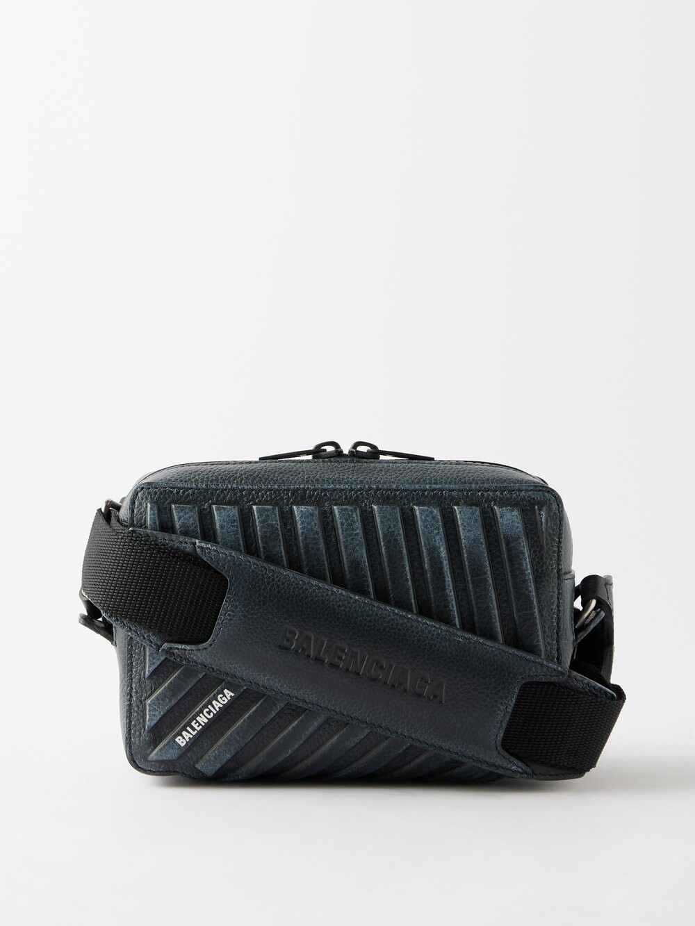 

Кожаная сумка через плечо le cagole Balenciaga, черный
