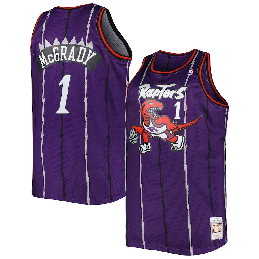 

Джерси Mitchell & Ness Toronto Raptors, фиолетовый