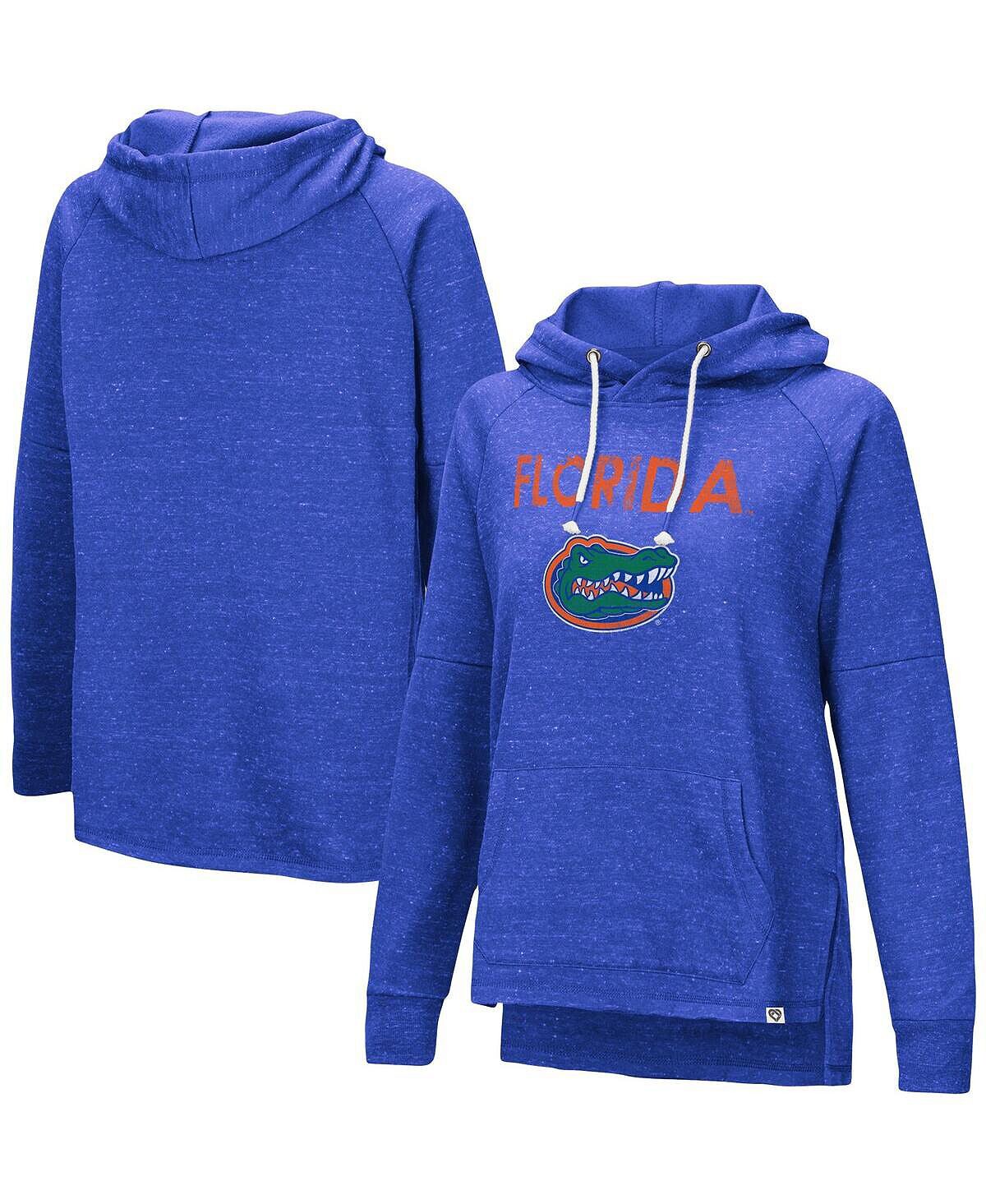 

Женский пуловер с капюшоном Royal Florida Gators Nollie Raglan Slub Colosseum