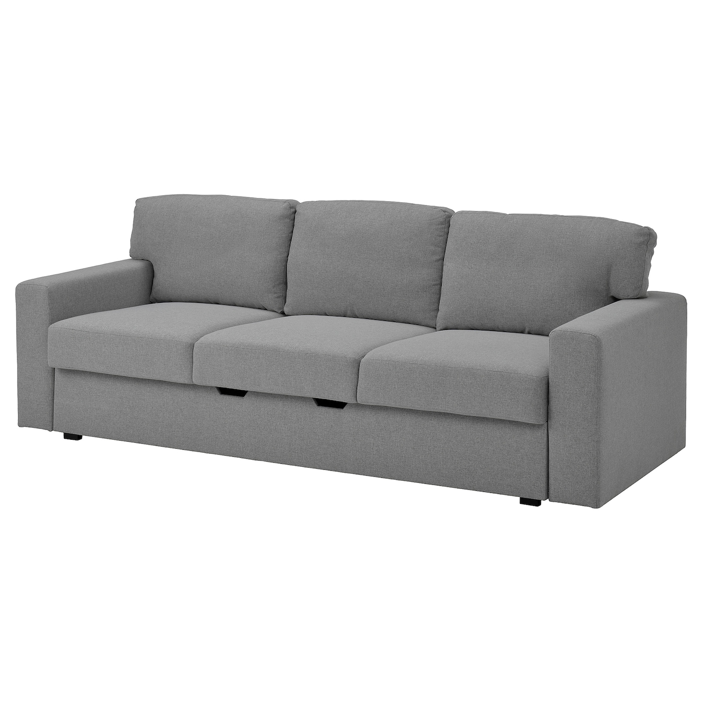 БОРСЛОВ 3-местный диван-кровать, Тибблби бежевый/серый BÅRSLÖV IKEA диван кровать санта фиолет