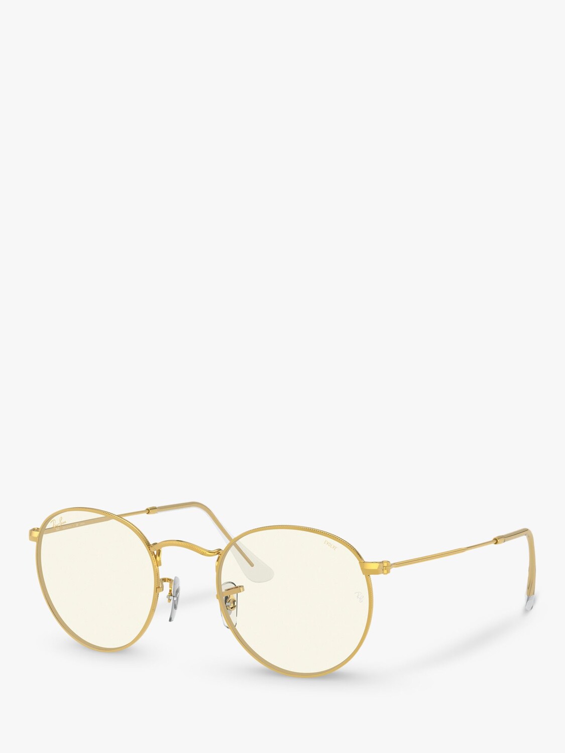 

Женские круглые металлические солнцезащитные очки Ray-Ban RB3447, золотистые