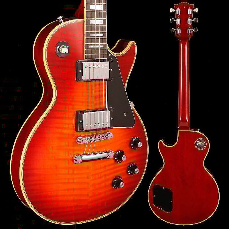 

Электрогитара Gibson 68' Les Paul Custom Figured, SELECTED TOP, Fire Mist Gloss 9lbs 5.4oz