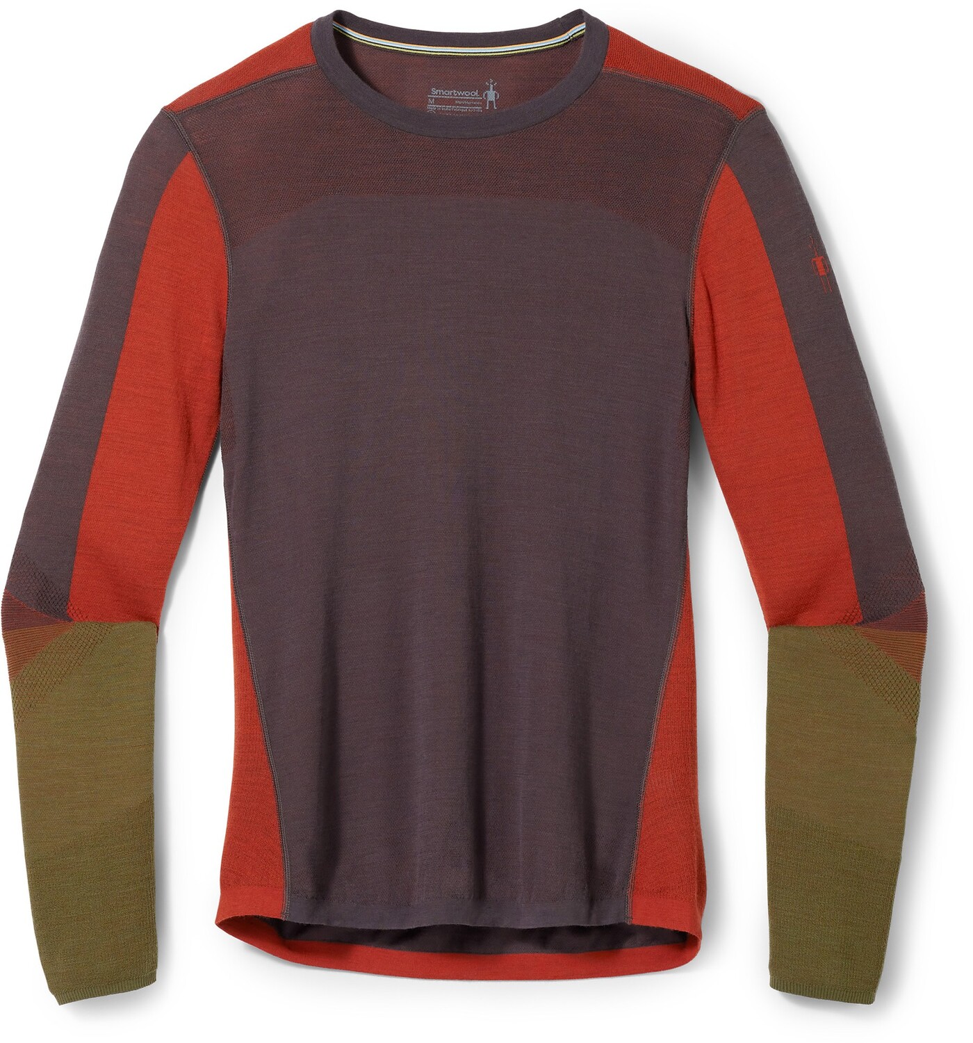 

Базовый слой с круглым вырезом Intraknit Thermal Merino Colorblock — мужской Smartwool, черный