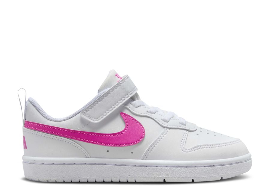 

Кроссовки Nike Court Borough Low Recraft PS, цвет White Laser Fuchsia