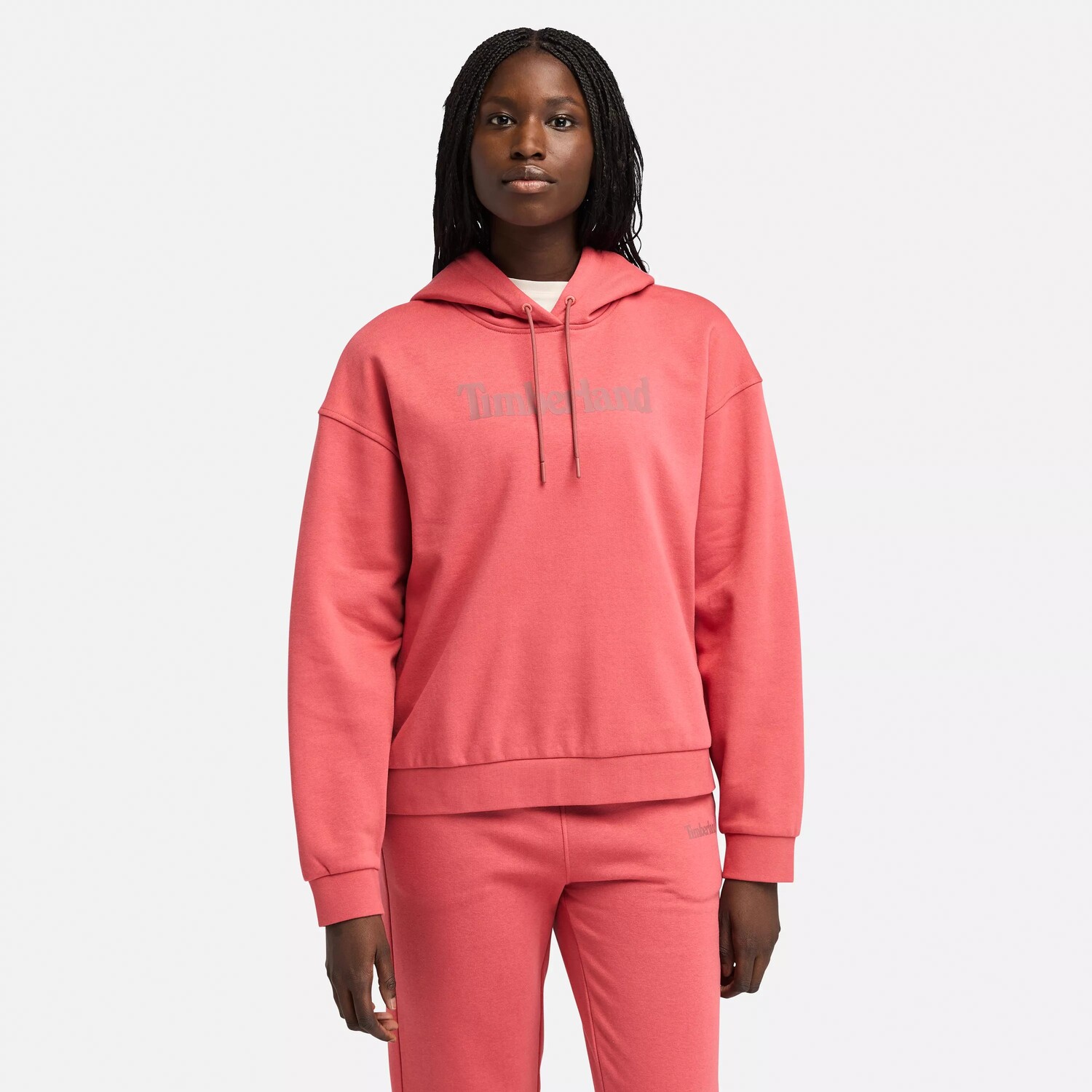 

Женская худи Northwood с кистью на спине Timberland, цвет Garnet Rose