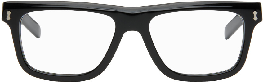 

Черные квадратные очки Gucci, цвет Black/Black/Transparent