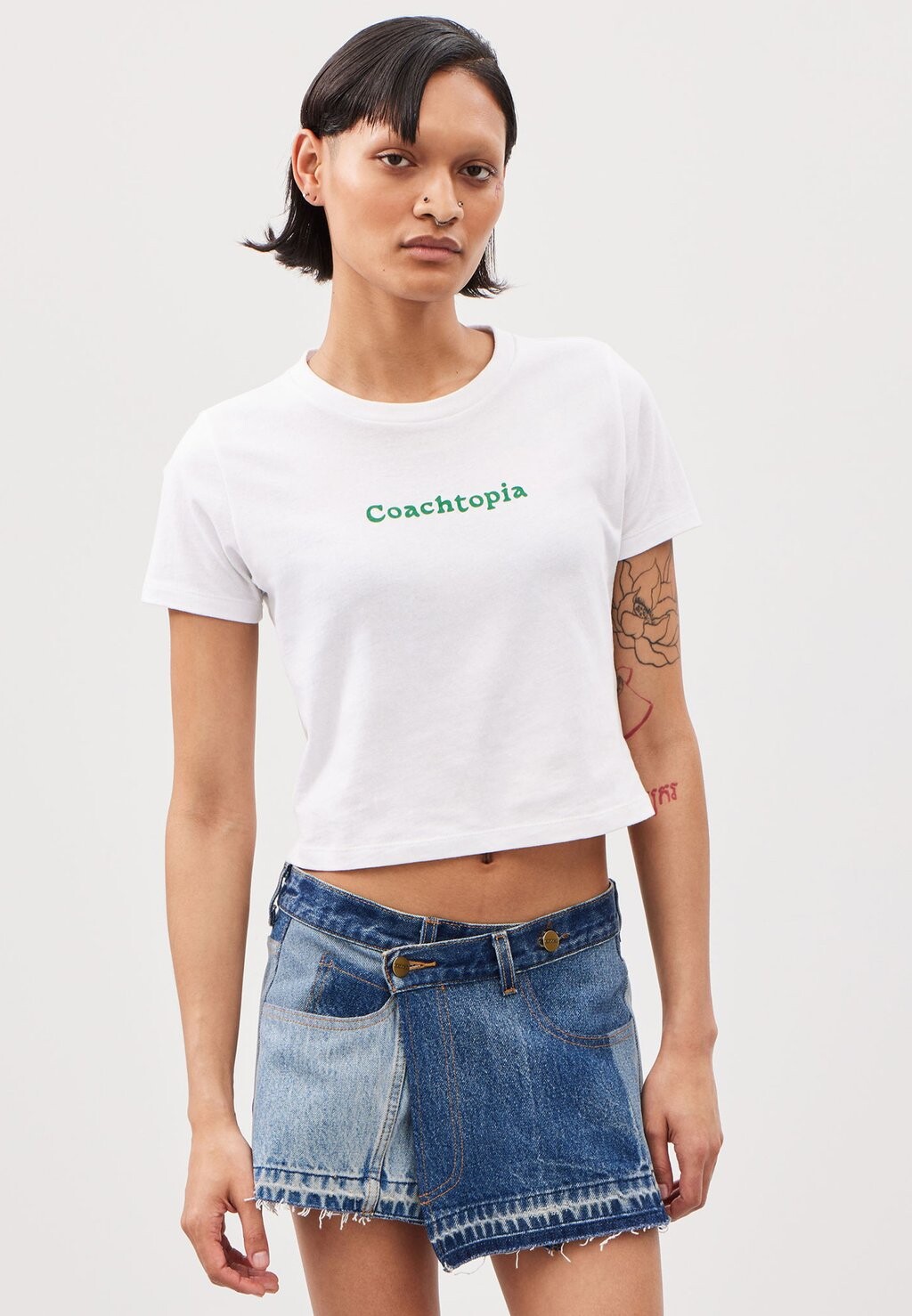 

Топ Vaquera Coach ЮБКА COACHTOPIA REPURPOSED, цвет denim