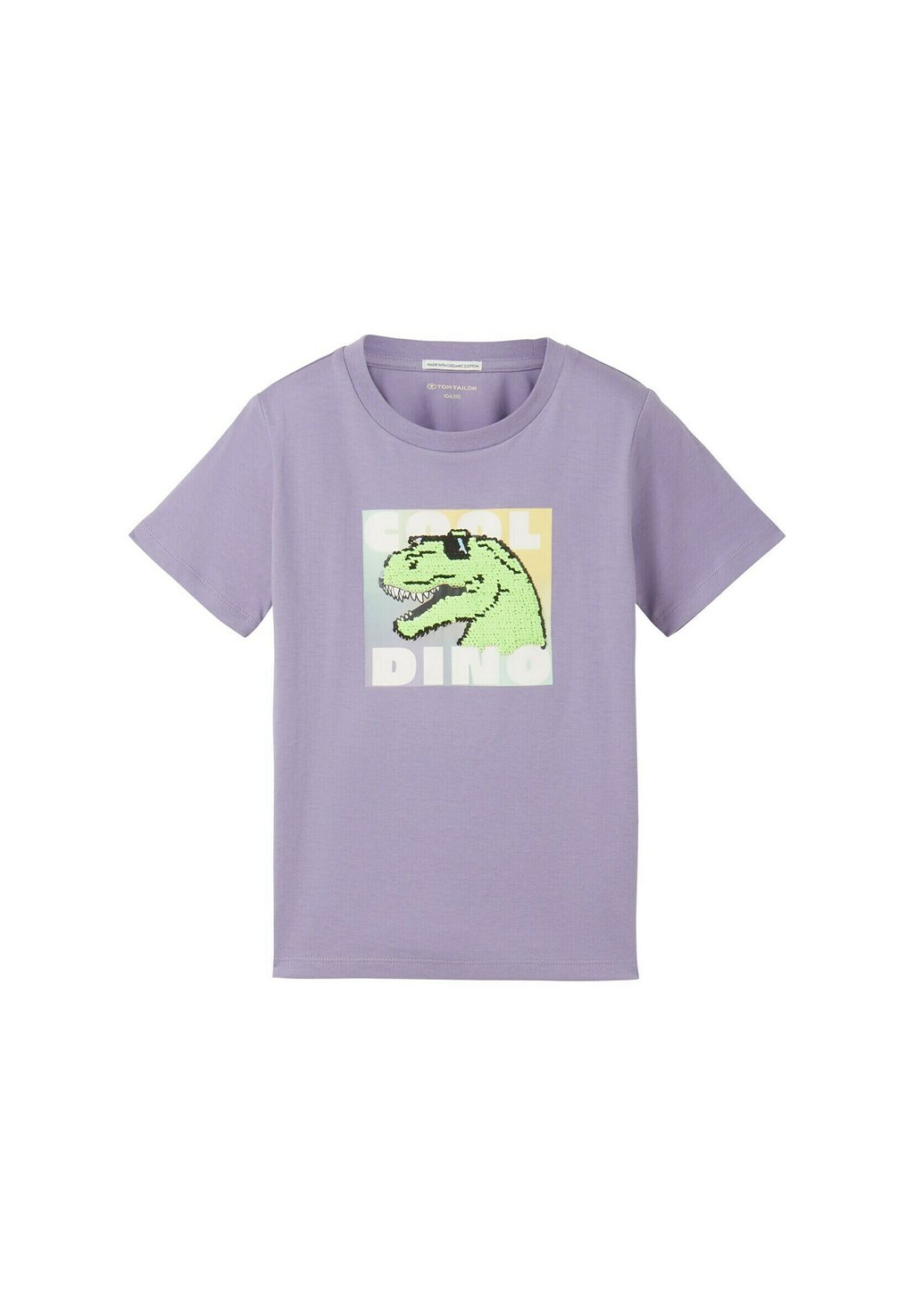 футболка с принтом mit foto tom tailor цвет dusty purple Футболка с принтом TOM TAILOR, цвет dusty purple