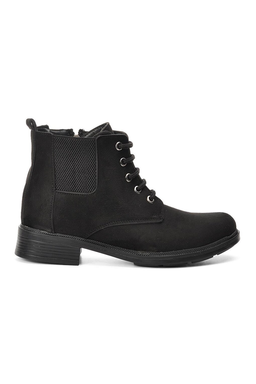 220203 Черные замшевые женские ботинки Ayakmod