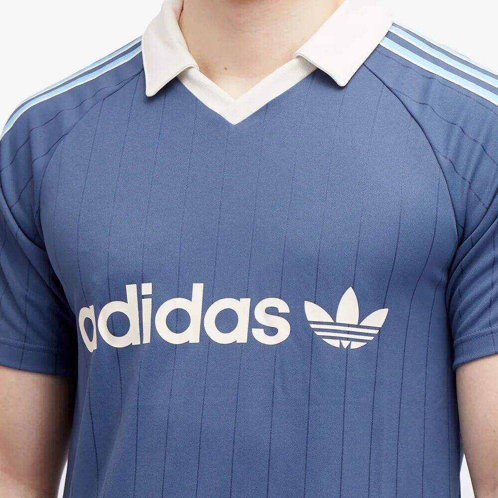 

Adidas Полосатый трикотаж, синий