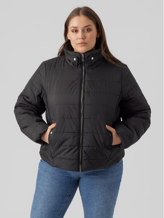 

Пуховик стандартного кроя Vero Moda Curve, черный