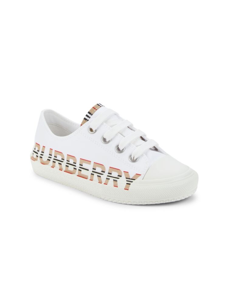 

Детские кроссовки с логотипом Burberry, белый
