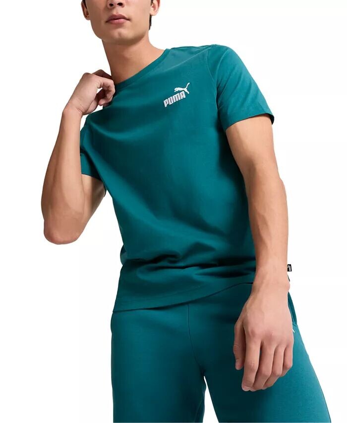 

Мужская футболка с вышитым логотипом Puma, зеленый