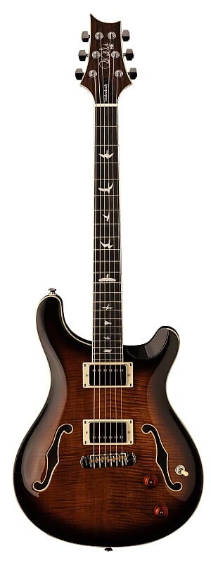 

Электрогитара PRS SE Hollowbody II in Black Gold Burst
