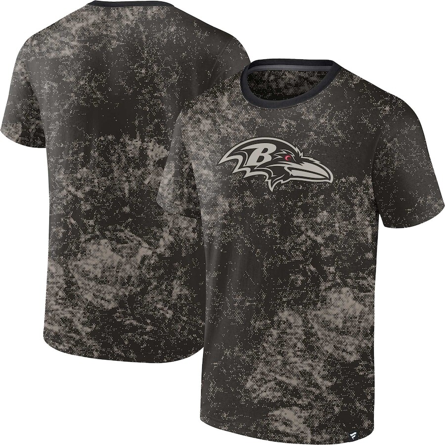 

Футболка с коротким рукавом Fanatics Branded Baltimore Ravens, черный