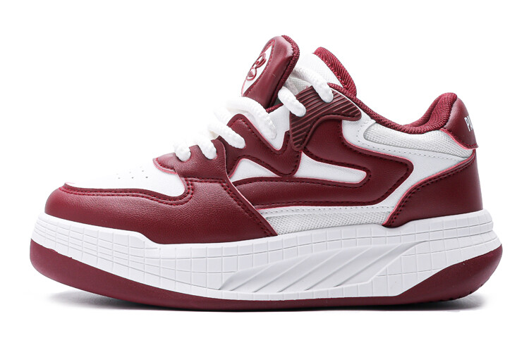 

Кроссовки paul frank Skateboarding Shoes Unisex Low-top Burgundy, цвет Burgundy