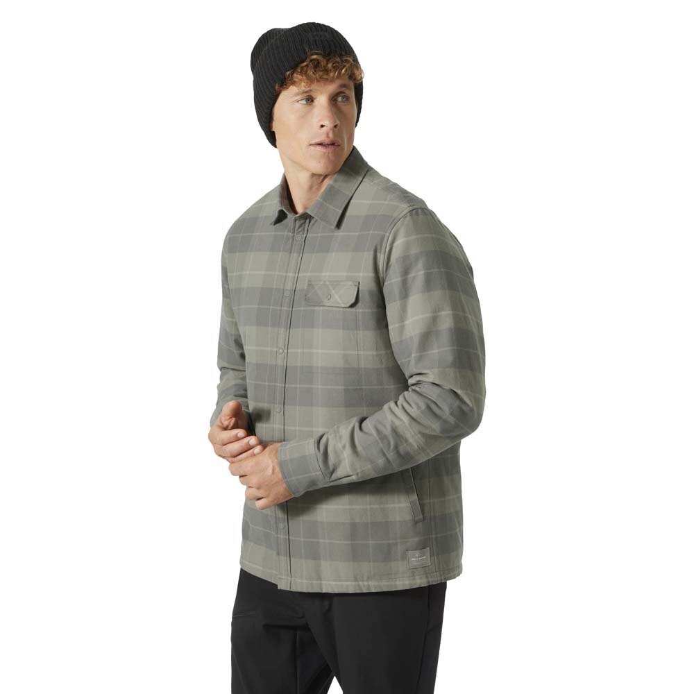 

Рубашка с длинным рукавом Helly Hansen Lifaloft Air Insulator Flannel, серый