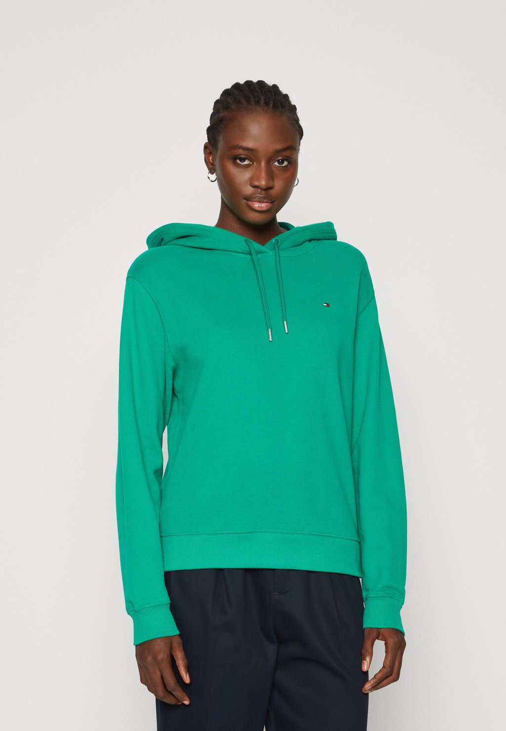 

Толстовка FLAG ON CHEST HOODIE Tommy Hilfiger, цвет olympic green