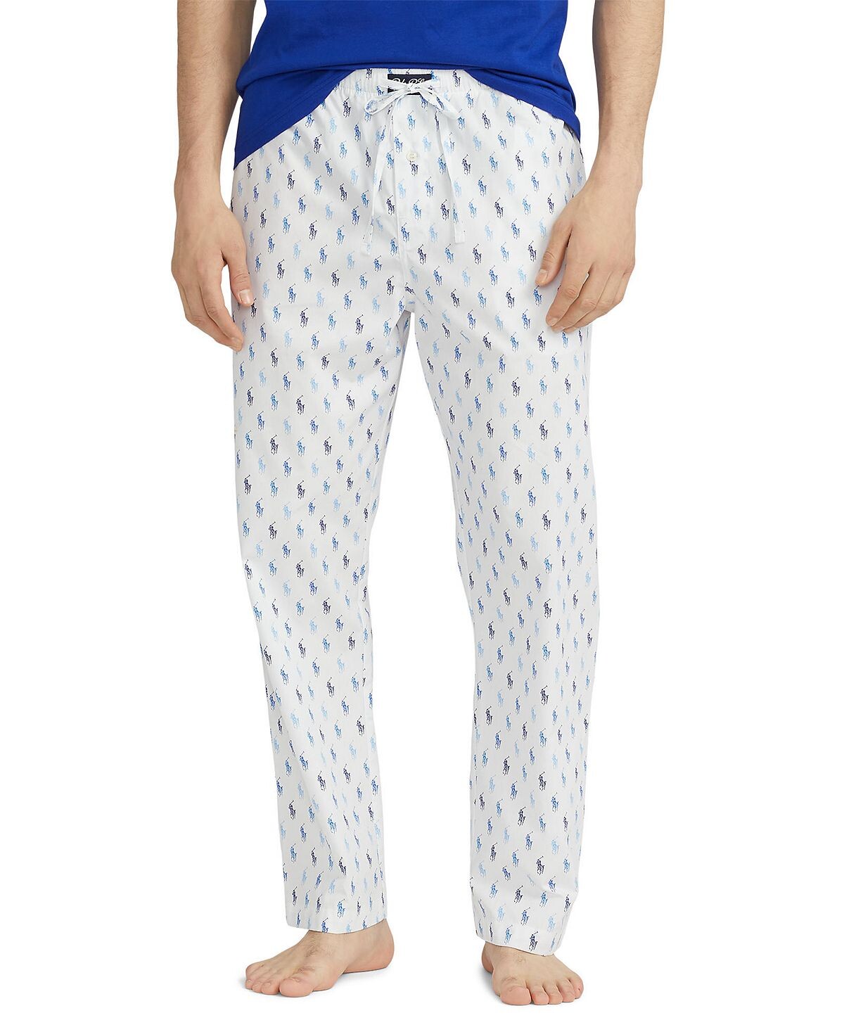 

Мужские пижамные штаны с пони по всей длине Polo Ralph Lauren