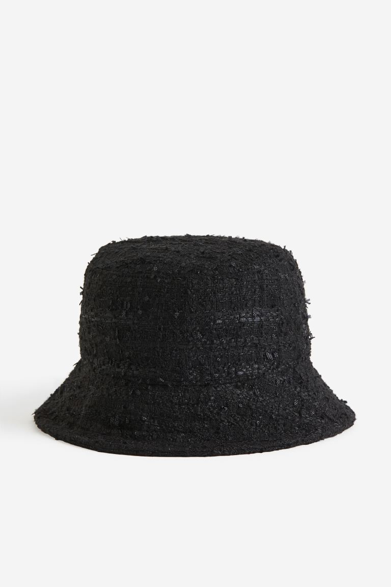 Текстурированная тканая рыбацкая шляпа H&M