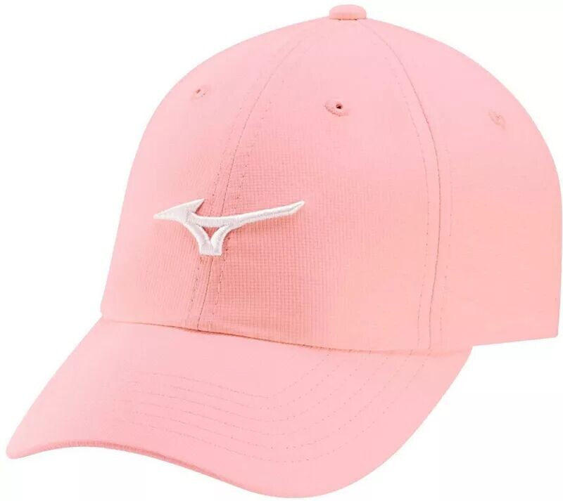 

Мужская легкая кепка для гольфа Mizuno Tour, маленький размер, розовый/белый