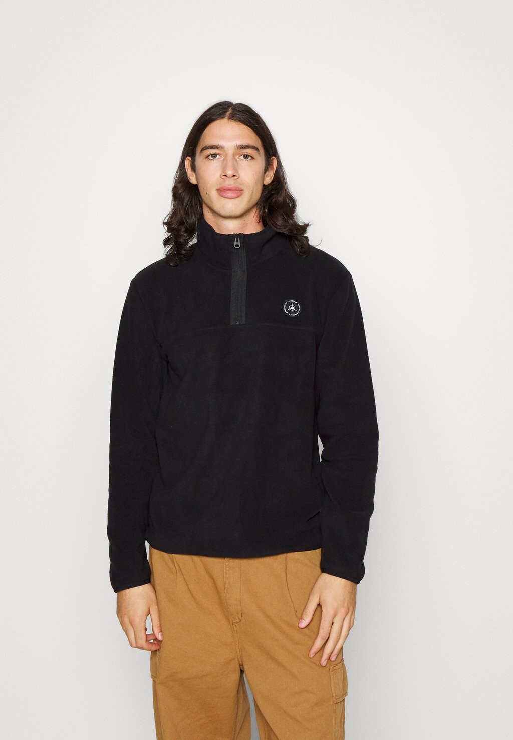 

Флисовая толстовка JCOTECH HIGH NECK Jack & Jones, черный