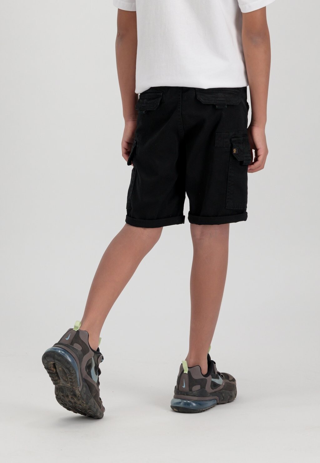 

Брюки с боковыми карманами Crew Kids Alpha Industries, черные