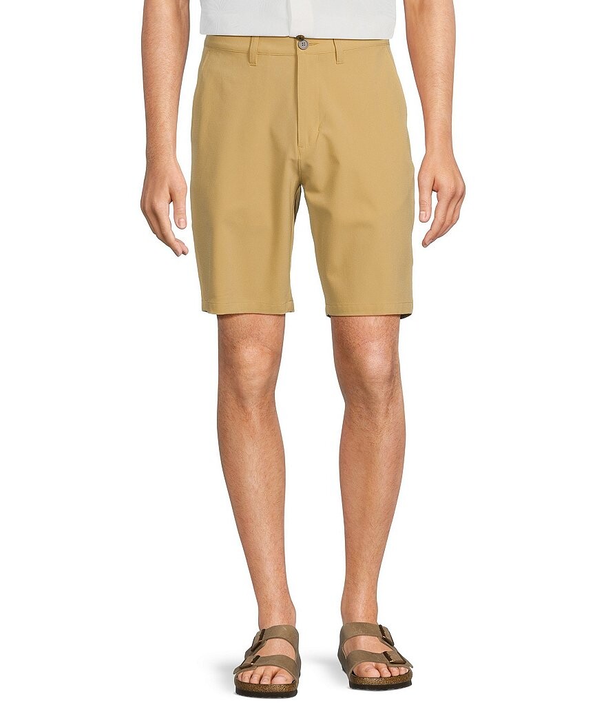 

Caribbean Isle Breeze Flat Front Performance Stretch 9 Шорты по внутреннему шву, коричневый