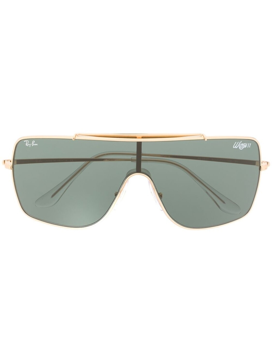 

Ray-Ban солнцезащитные очки Wings II, золотистый