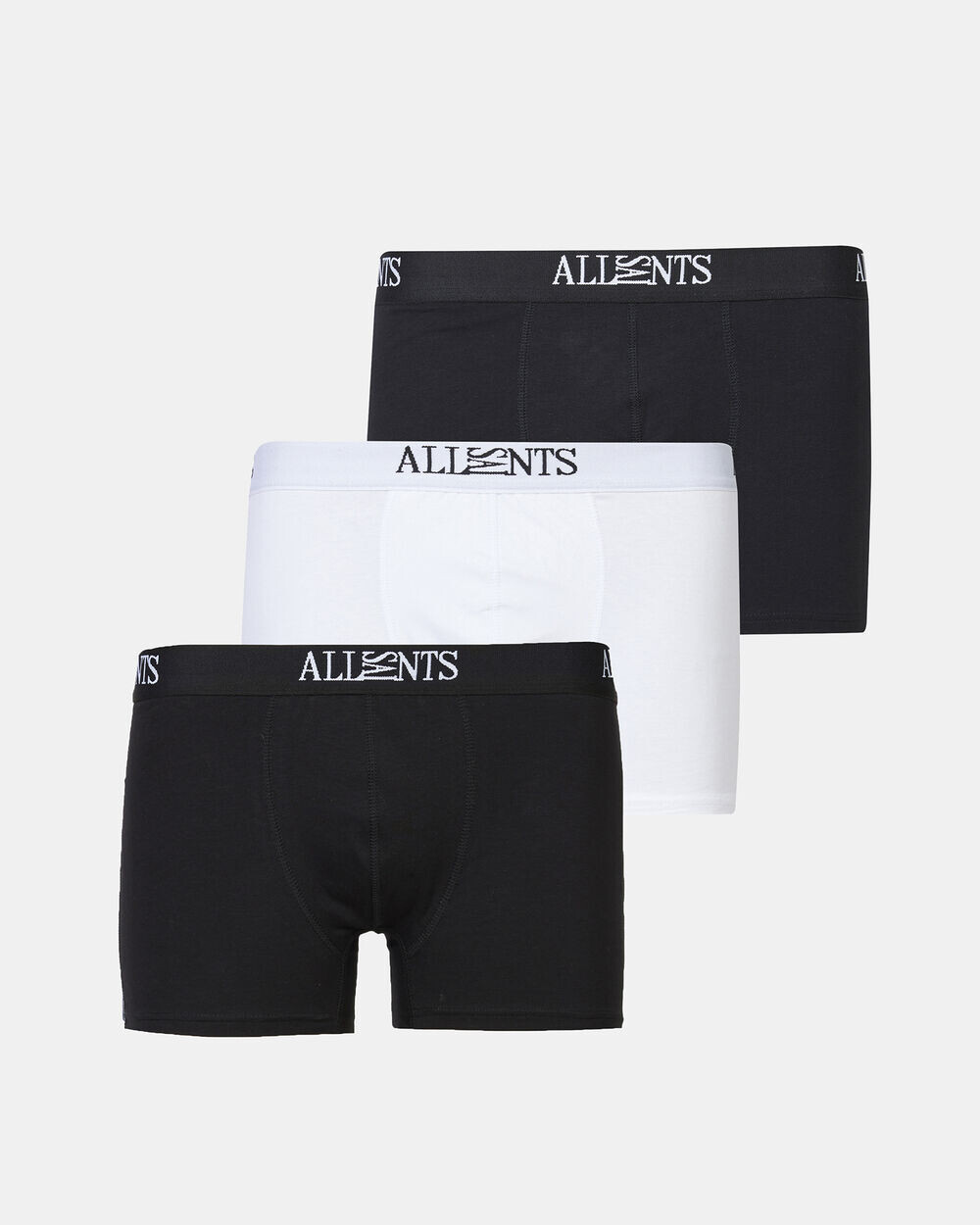 

Набор из 3 боксеров Wren AllSaints, черный/белый