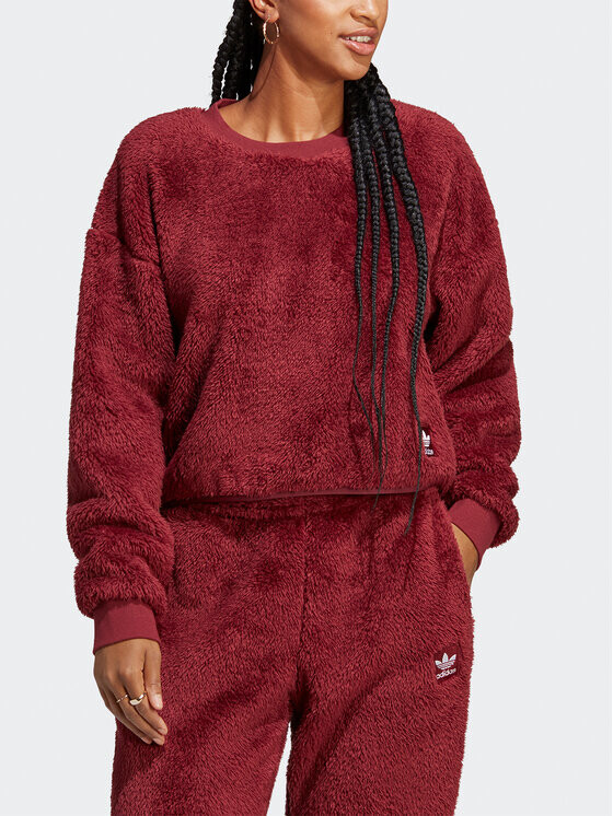 

Толстовка свободного кроя Adidas, красный
