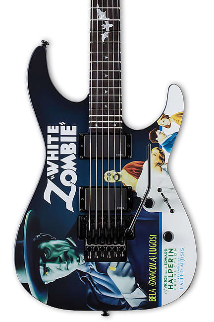 Электрогитара ESP LTD KH-WZ Kirk Hammett White Zombie w/case
