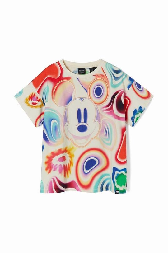 

Desigual Детская хлопковая футболка, белый
