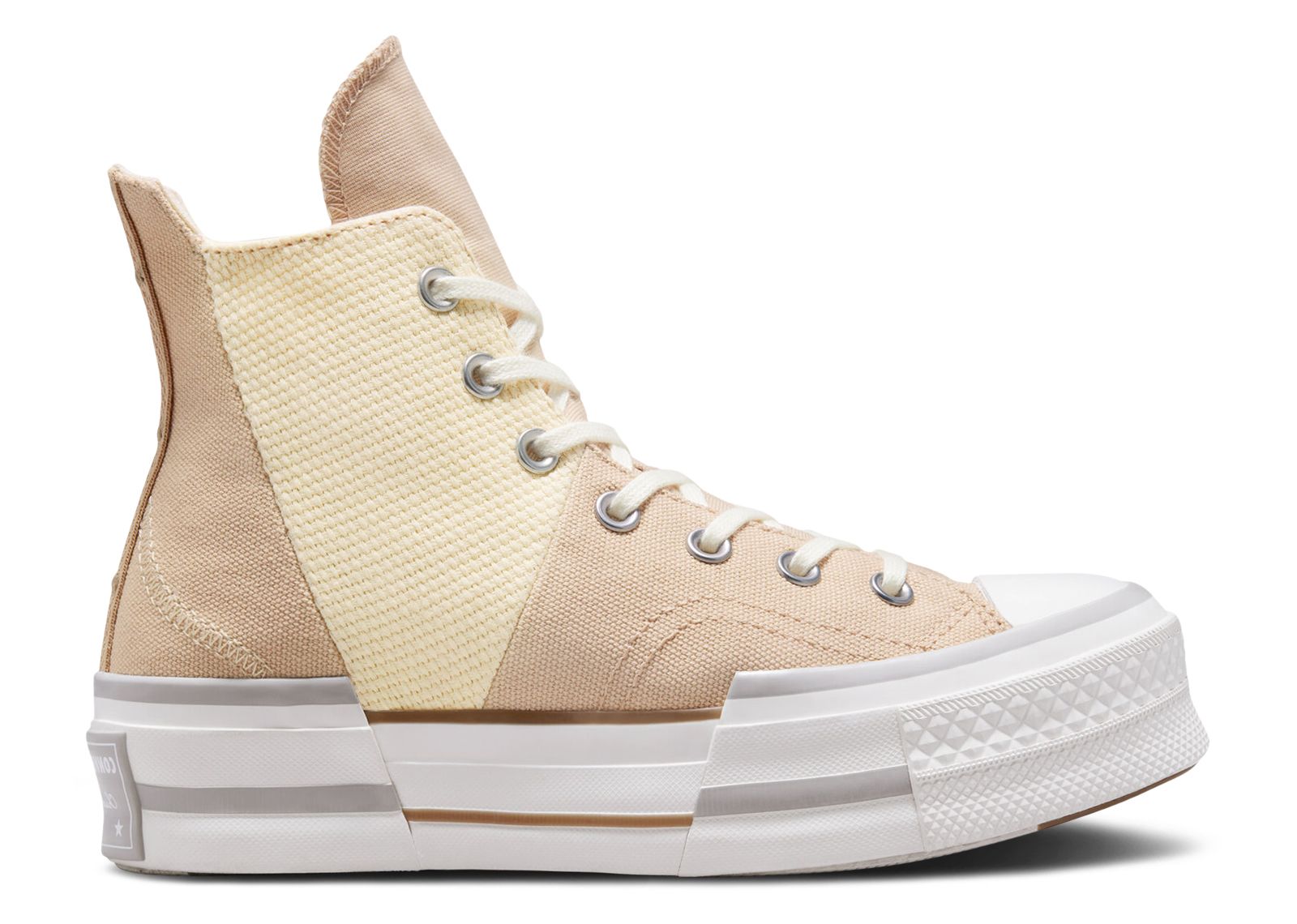 

Кроссовки Converse Chuck 70 Plus High 'Colorblock - Oat Milk', кремовый, Бежевый