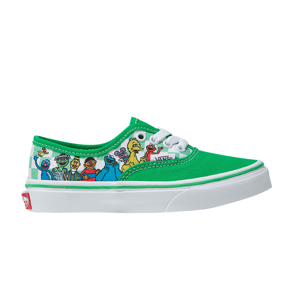 Ботинки Sesame Street x Authentic Kids Vans, зеленый рюкзак берт и эрни sesame street зеленый 2