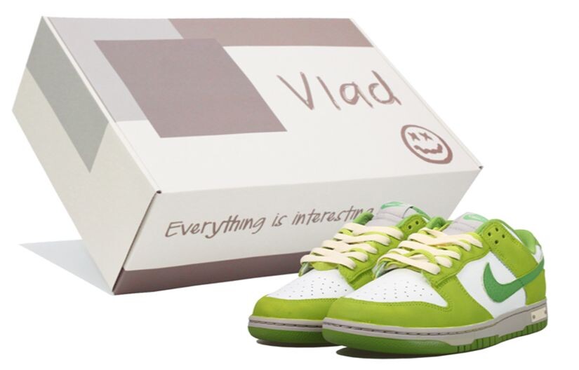 

Мужские кроссовки для скейтбординга Nike Dunk Low, зеленый