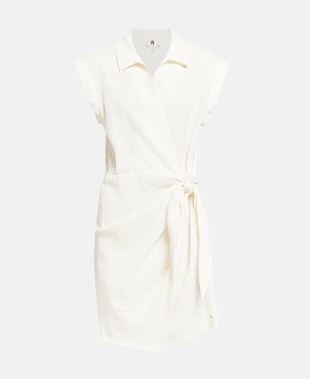 

Льняное платье Tommy Hilfiger, экрю