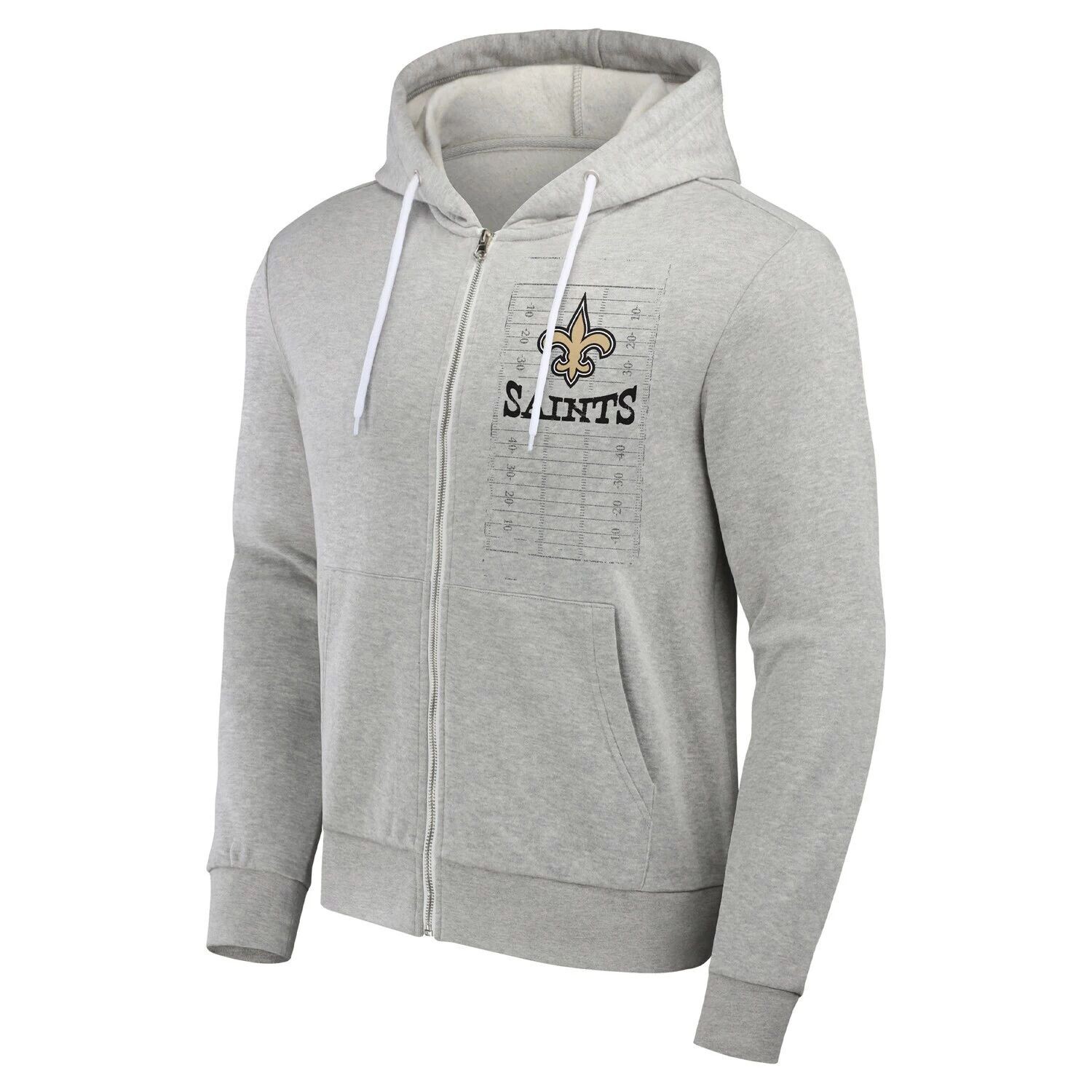 

Мужская толстовка с молнией во всю длину New Orleans Saints из коллекции NFL x Darius Rucker от Fanatics Heather Grey New Orleans Saints