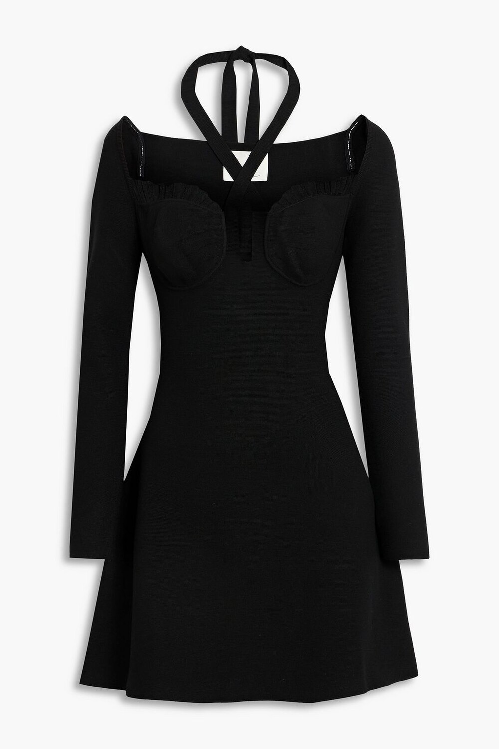 

Платье мини эластичной вязки с вырезами 3.1 PHILLIP LIM, черный