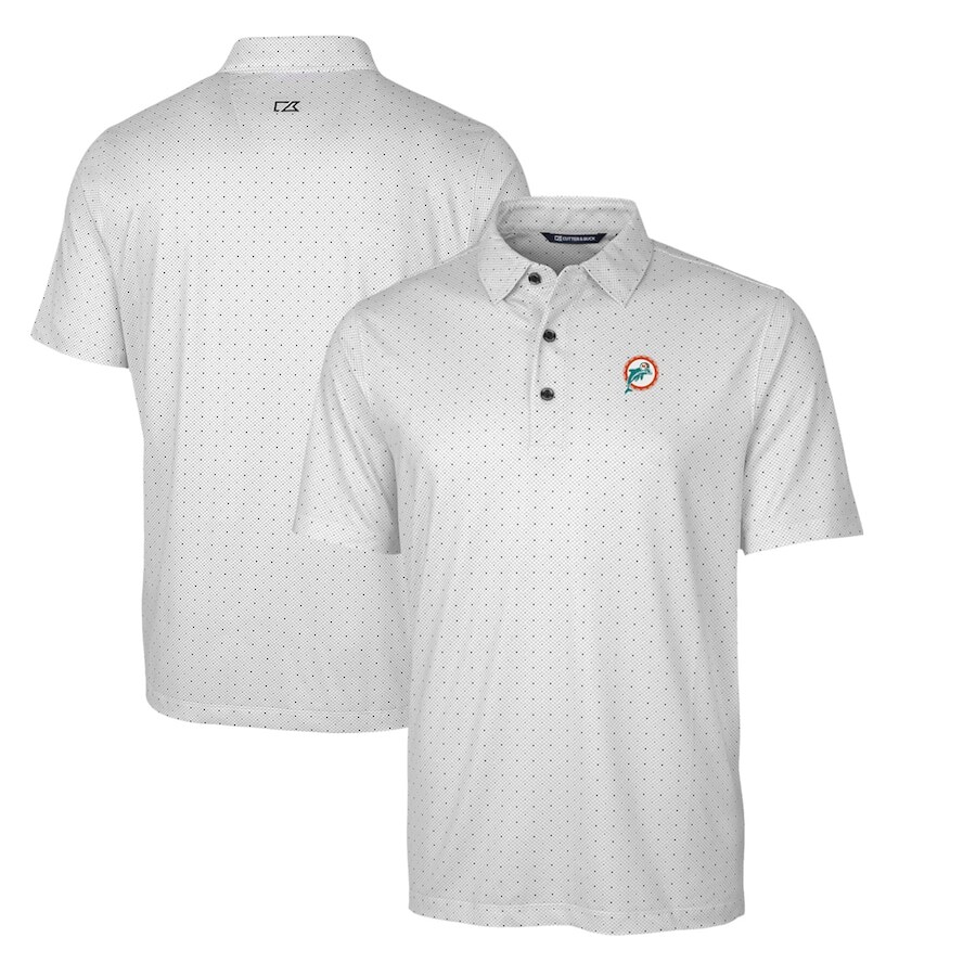 

Поло с коротким рукавом Cutter & Buck Miami Dolphins, угольный